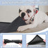 Dog Cat Pet Food Mat for Floor, Waterproof Slip Rubber Mat for Food and Water, Raised Edges Prevent Spill on Floor