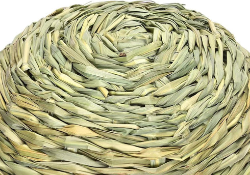 Generic Eco Straw Hut Pet Grass Bed, Guinea Pig House | Organic Nesting Habitat, Warm Resting Shelter for Small Animal