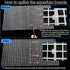 4 Aquarium Lid Hood Fish Tank Top Cover, Plastic Grid Panel Egg Crate Grate