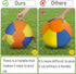 Generic 10/18/22" Herding Ball for Dogs & Horses - Tear-Resistant Inflatable Toy with Heavy-Duty Handle Cover & Pump
