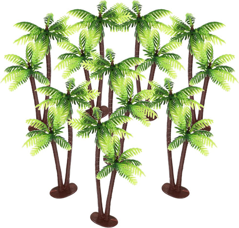 NUOBESTY Fake Palm Tree Small Coconut Tree Cake Topper Decoration DIY Plant