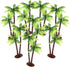 NUOBESTY Fake Palm Tree Small Coconut Tree Cake Topper Decoration DIY Plant