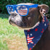 48 4th Sanwuta Pcs of July Dog Bandanas for Pets Dog Bandanas Gifts Independence Day Scarf Washable Triangle American