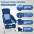Backpacking MARCHWAY Lightweight Folding High Back Camping Chair with Head Support, Stable Portable Compact for Outdoor