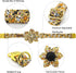 Lionheart Glory Halloween Dog Collars with Flower, Skull Collar, Adjustable Pet Collar for Small Dogs, Duty