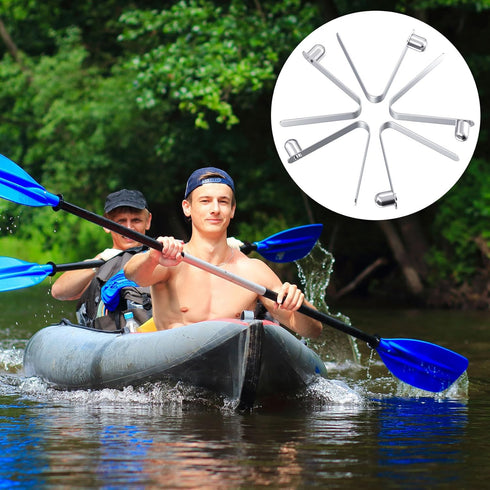Tent Pole Clips - Push Button Spring Clip for Camping Kayak Paddle Tent Pole