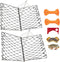 QualyQualy 2 Set Castable Crab Trap Kit, Foldable Crabbing Net with Rope