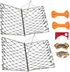 QualyQualy 2 Set Castable Crab Trap Kit, Foldable Crabbing Net with Rope