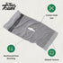 The Tour Towel, Large Golf Caddy Towel Terry Cloth, Absorbent 19" x 44", Perfect Golf Cart Accessory