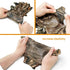 GUGULUZA 3D Leafy Camo Hunting Gloves, Lightweight Anti-Slip Full Finger Tactical Gloves