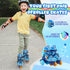 3-6 METROLLER Adjustable Boys Balance Roller Skates for Toddler Ages Rainbow Unicorn Dinosaurs Illuminating