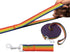 15ft 20ft 30ft 40ft 50ft Long Dog Lead, Obedience Recall Training Leashes for Small Medium Dogs, Rainbow, 1" x 20FT