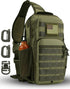 Rover Sling Pack Tactical Shoulder Sling Bag Backpack with Bottle Holder Crossbody