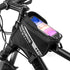 ROCKBROS Bike Phone Front Frame Bag - Top Tube Bicycle Handlebar Bag for Phone 11 12 Pro XS Max