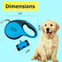 Dog Leash - Retractable Leash for Pets, Puppies, Small and Medium Breeds, Tangle Free 16FT Extendable Leash with