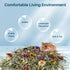 Sukh 150G Hamster Bedding - Hamster Flowers & Herbs Hamster Bedding Odor Control Dwarf Hamster Bedding Gerbil Bedding Robo Hamster Bedding Katy Hamster Bedding Hamster Habitat Decor Hamster Forage