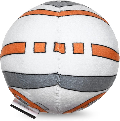 Star Wars for Pets BB-8 Plush Squeaky Ball, Soft Fabric Dog Toy, 4 Inch Chew Toy for Dogs