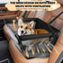 35LB, 6-Inch BONTHEE Elevated Dog Car Booster Seat for Dogs & Cats up to Memory Foam Pet Booster Seat, Side Breathable