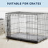 Dog Beds for Small, Medium, Large Dogs, Dog Crate Pad Mat with Soft Warm Plush, Anti-Slip Washable Thin Kennel Pad Mattress for Pets Sleeping
