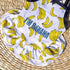 Generic Summer Fruit Print Pet Halter Tutu Dress - Strawberry Banana Pineapple Outfit for Small/Medium Dogs & Cats