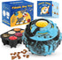 Interactive Dog Toys - Frozen Treat Puzzle Ball Toy, Durable Rubber Chew Toys for Dogs, Mental Enrichment Toys