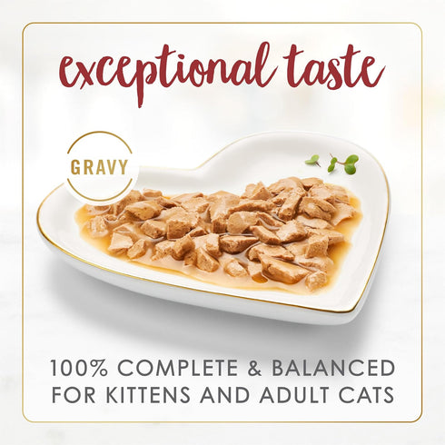 (Pack 48) 3 oz. Fancy Feast Purina Gravy Lovers Beef Feast Grilled Gourmet Cat Food in Wet Cat Food Gravy - of Cans