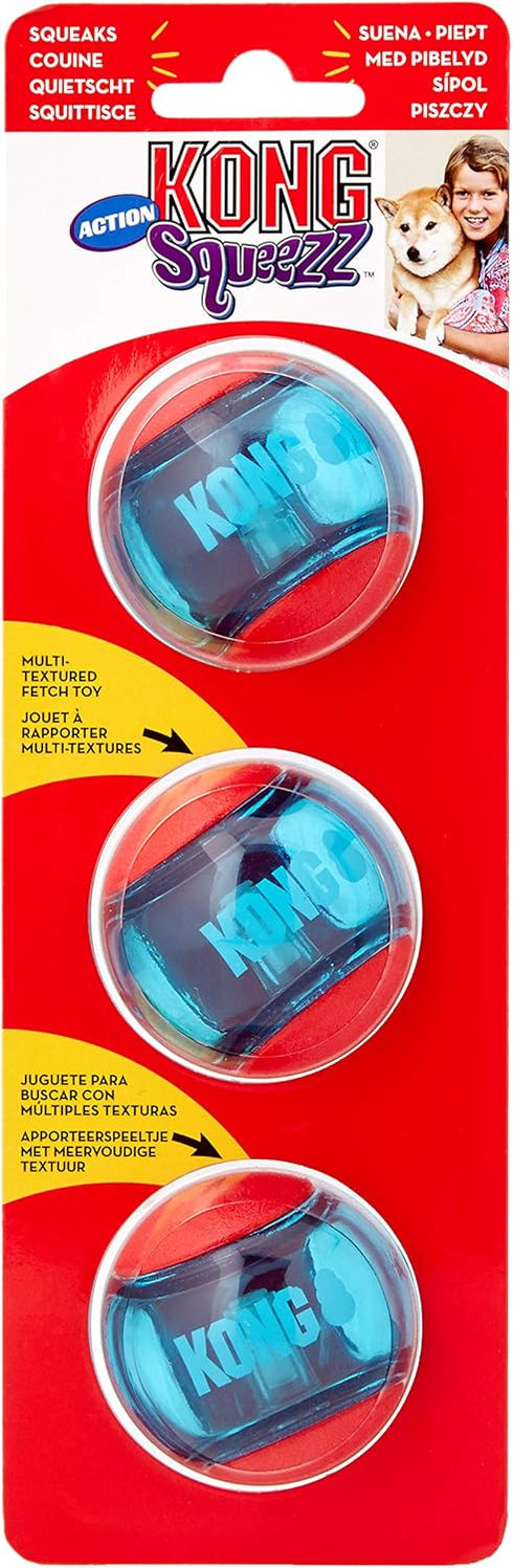KONG Squeezz Action Toy for Small Dogs - Red