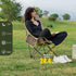 Backpacking Whitsunday Camping Chair,Compact Outdoor Chair,High Back Portable Folding Moon Chair for Heavy People,Beach