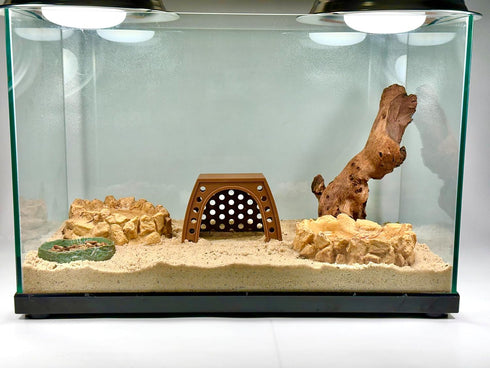 Hermit Crab Hideout Hut | Hermit Crab Climbing Tank Decor Cave | Hideaway Habitat Hide Decoration Accessories Supplies