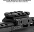 UTG Leapers MT-RSX5S Inc Super Slim Picatinny Riser Mount, 1/2" Height, 3 Slots, Black