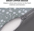 Furhaven Cooling Gel Dog Bed for Medium/Small Dogs, Removable Bolsters & Washable Cover, Plush L Shaped Chaise - Gray