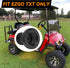 iLSKW Golf Cart Steering Wheel & Hub Adapter for EZGO TXT and RXV, Not Compatible with Other Models