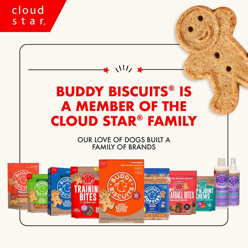 10 oz. Buddy Biscuits Trainers Training Bites Soft & Chewy Dog Treats, Bacon, Pouch