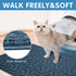 UPSKY Cat Litter Mat | Large Litter Box Mat 35" x 24" Soft on Kitty Paws, Waterproof and Scatter Control