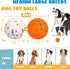 2 Pack 3'' Durable Dog Balls for Aggressive Chewers, Indestructible Floating Balls for Training Fetch