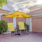 EEBUIHUI Set 2 of Folding Patio Lawn Chairs, Modern Yellow PP Braided Beach Chairs, High Back Seat, Portable Camping