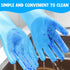 Pet Washing Gloves - Dog and Cat Shampoo Bathing Gloves, High Density Bristles for Gentle Grooming and Massage