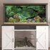Foggy Forest Terrarium Background, 48x24 inches Polyester Background for Tropical Reptile Habitat