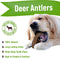 Buck Bone Organics Dog Chews, Deer Antlers for Dogs, Long Lasting Bones for Aggressive Chewers, All Natural, Med/Large