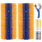 2 Pack Livestock Scratching Brush, Large Horse Grooming Brush Kit With Stainless