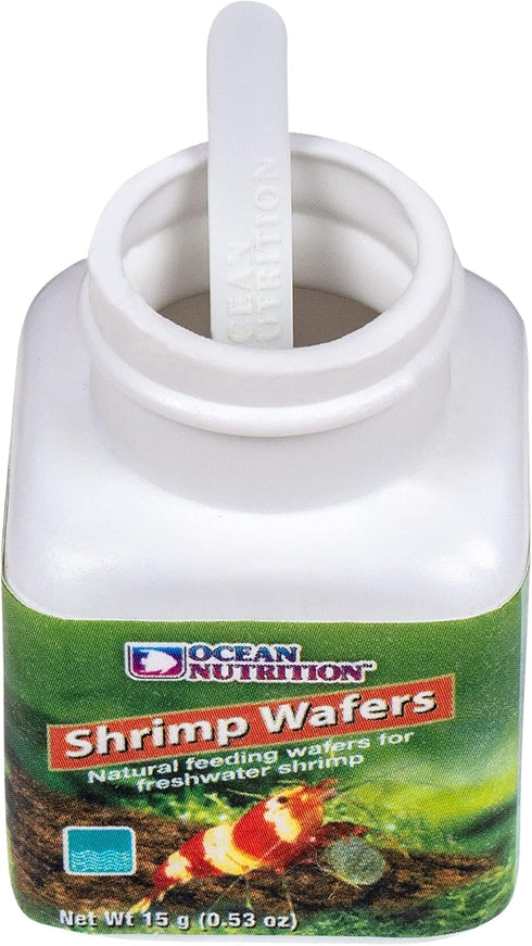 0.53 oz (15 Ocean Nutrition Shrimp Wafers - Sinking Shrimp Food for Freshwater Shrimp Tank (Neocaridina, Caridina