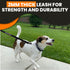 Service Dog Leash, Strong Nylon with Soft Neoprene Padded Handle, 4ft Length x 1in Width