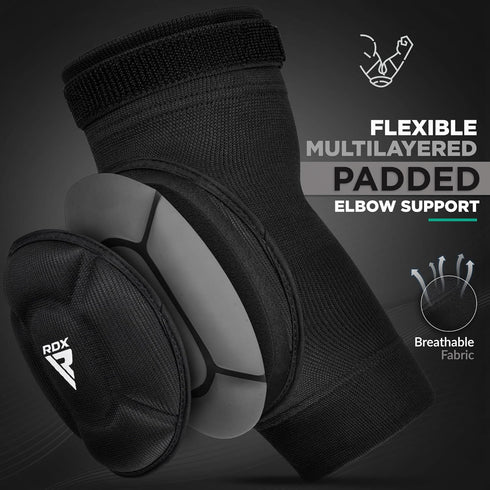 Elbow MMA Elbow RDX Pads, Muay Thai Kickboxing Sparring Guard, Martial Arts Striking Protection,Wrestling Basketball