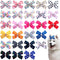PET SHOW 50Pcs/25Pairs 4" Paw Pattern Big Dog Hair Bows with Alligator Clips for Medium Large Dogs