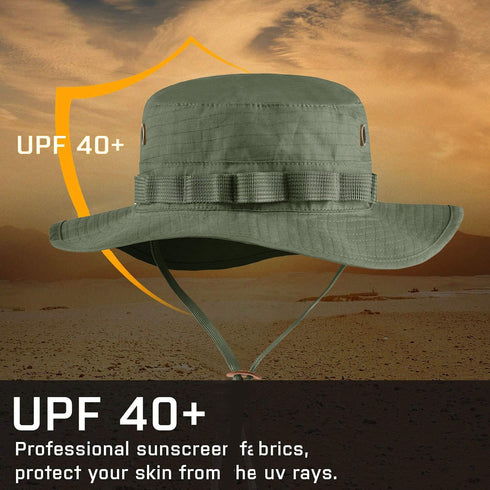GLORYFIRE Military Tactical Boonie Hat - Boonie Hats for Men Women for Hunting Fishing Outdoor Activities
