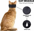 Downtown Pet Supply Cat Muzzle, BLACK, Size Choice or 3 Pack (SMALL, MEDIUM, LARGE)