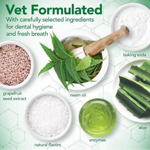 Vet’s Best Enzymatic Dog Toothpaste, 3.5 Ounces - Teeth Cleaning and Fresh Breath Dental Care Gel