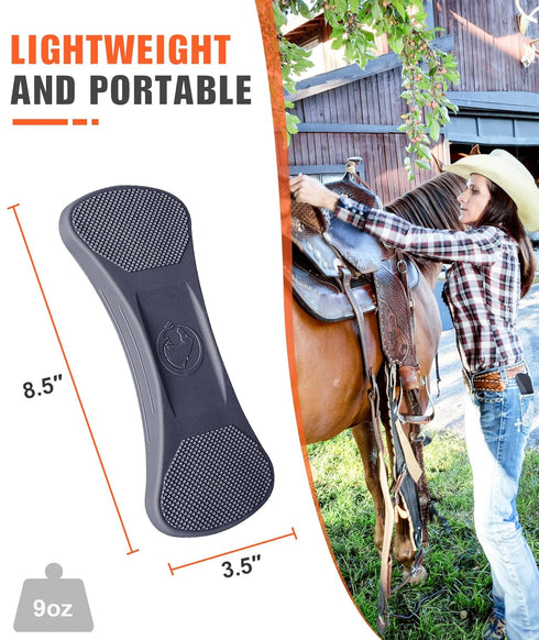 Shedding Blade for Horses Tool - Horse Brush for Deshedding Grooming Bathing, Multi-Functional Rubber Grooming Kit