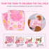 Hole(Pink,36XS) Pet Soft Dog Diapers Female, Disposable Female Dog Diaper, Doggie Diapers for Cat Puppy with Adjustable