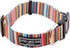Lucky Love Dog Collar, Rainbow Stripes Pattern for Tiny Dogs, Comfortable Soft Hippie Collars, XS